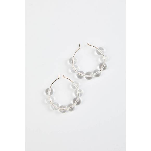 NEW VERMEER STUDIO odele hoops in clear - Picture 4 of 4